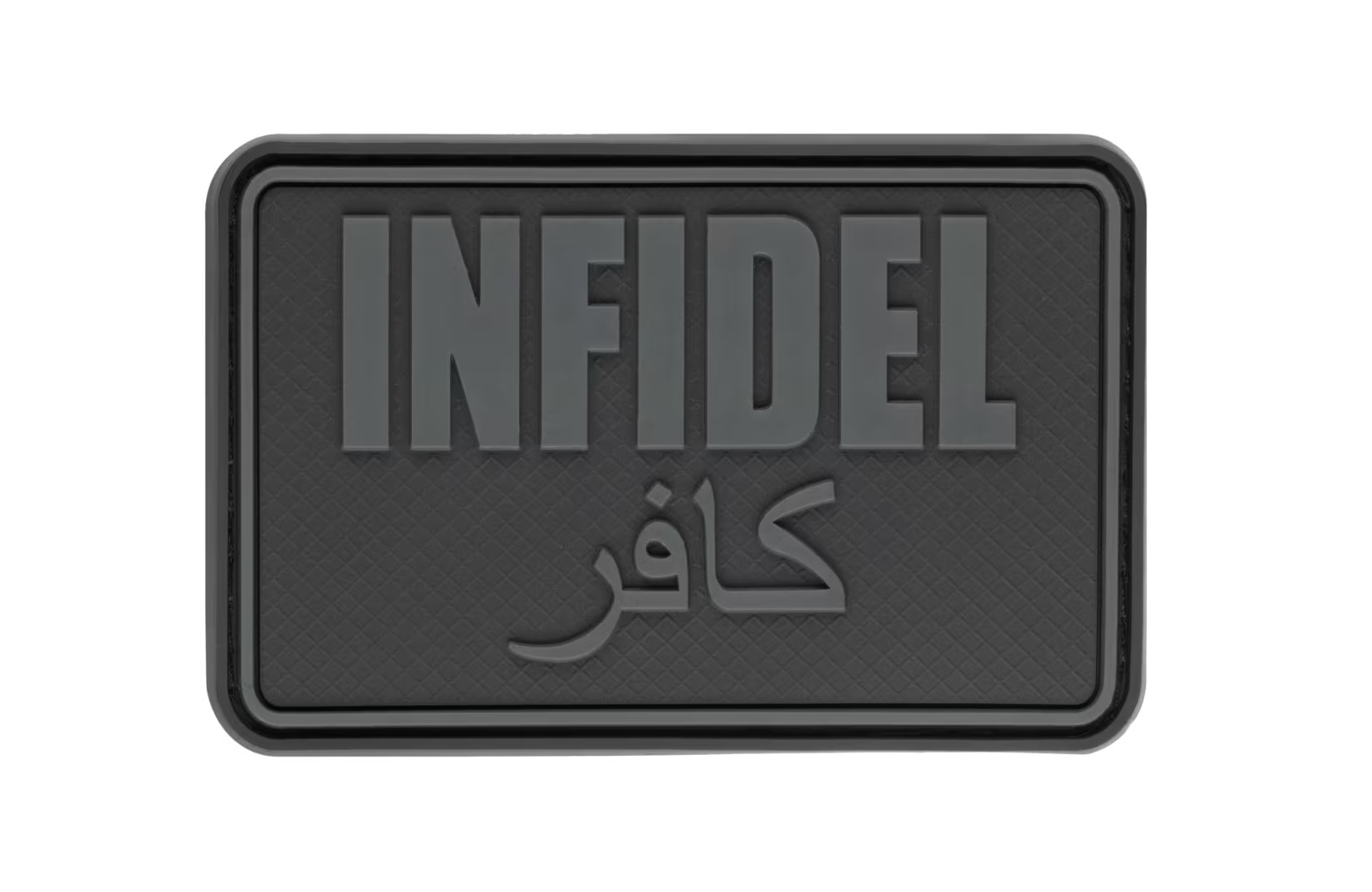 PATCH CAUCIUC LARGE - INFIDEL - BLACKOPS